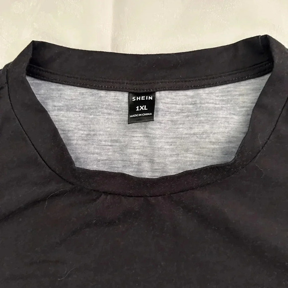 Black and white Ombré T shirt - Picture 3 of 4